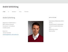 Tablet Screenshot of andre-schlichting.de